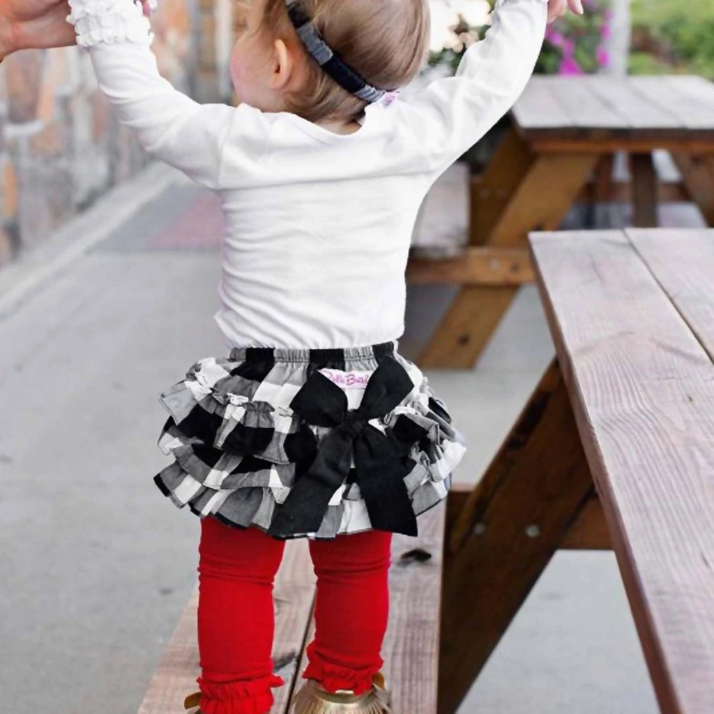 商品Rufflebutts|BABY GIRLS PLAID DIAPER COVER,价格¥287,第2张图片详细描述