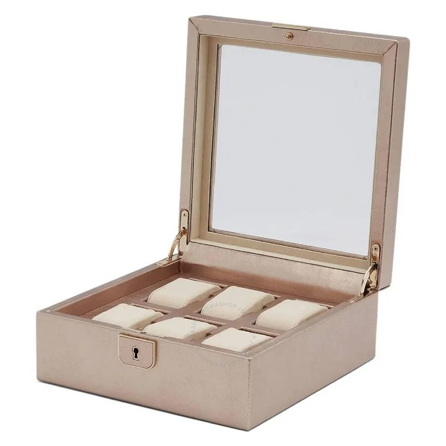 商品Wolf|Rose Gold Palermo 6-Unit Watch Box 213816,价格¥1498,第1张图片