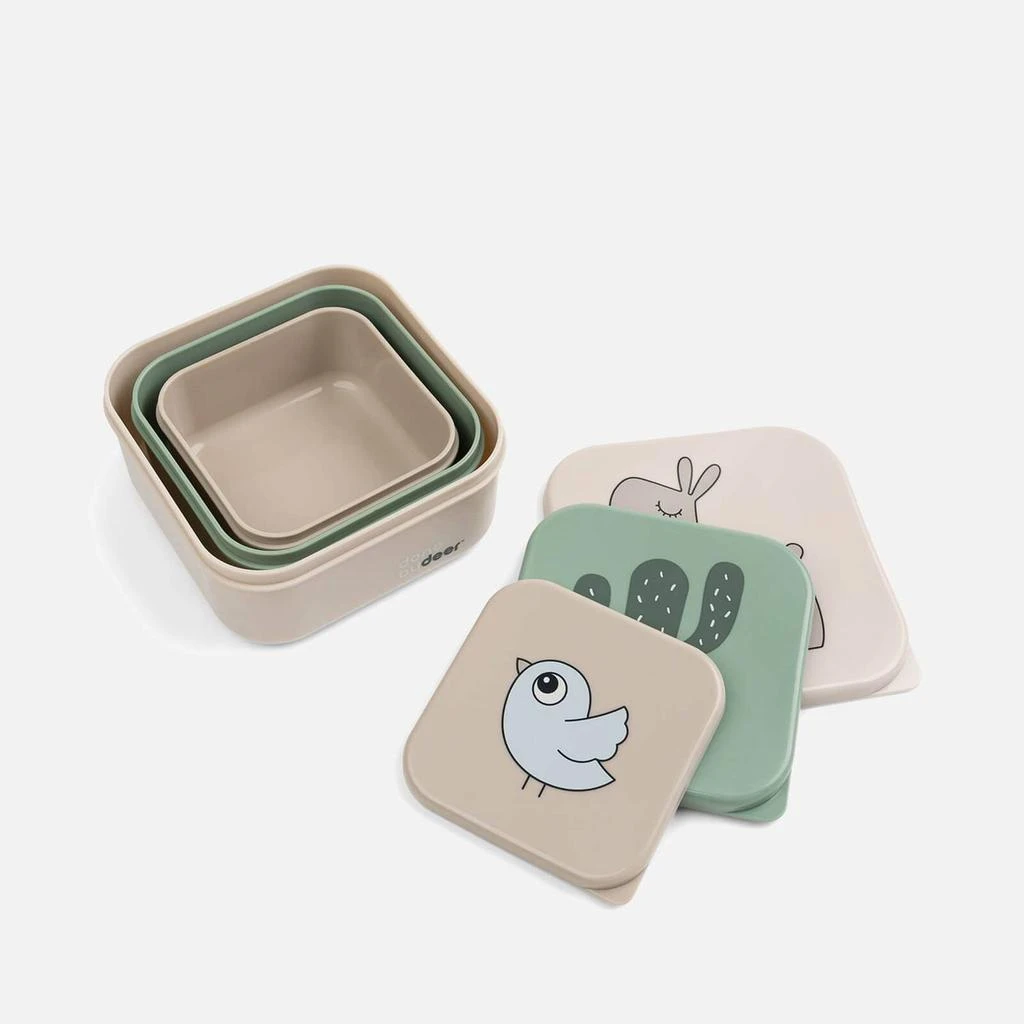 商品Done by Deer|Done by Deer 3 Piece Snack Box Set - Lalee Sand,价格¥59,第2张图片详细描述