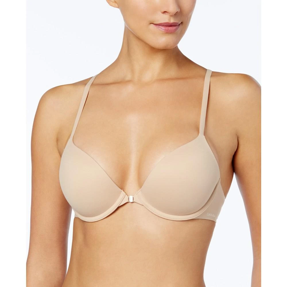 商品Calvin Klein|Perfectly Fit Plunge Racerback Bra QF1092,价格¥207,第1张图片