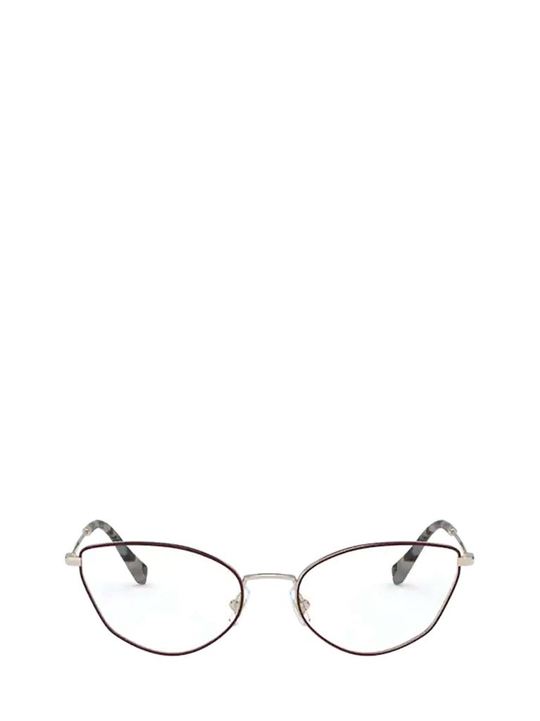 Miu Miu MU 51SV pale gold / bordeaux female eyeglasses商品第1张图片规格展示