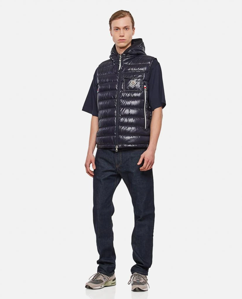 商品Moncler|'RAGOT' NYLON LAQUE' DOWN-FILLED VEST,价格¥7953,第2张图片详细描述