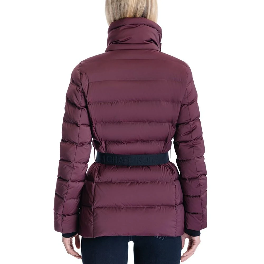 商品Michael Kors|Women's Asymmetric Belted Packable Down Puffer Coat,价格¥1312,第2张图片详细描述