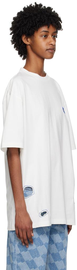 ADER error ブルー Half Sleeve Knit Product. 61 Tシャツ 3222204b-18f6-3f36-a133-