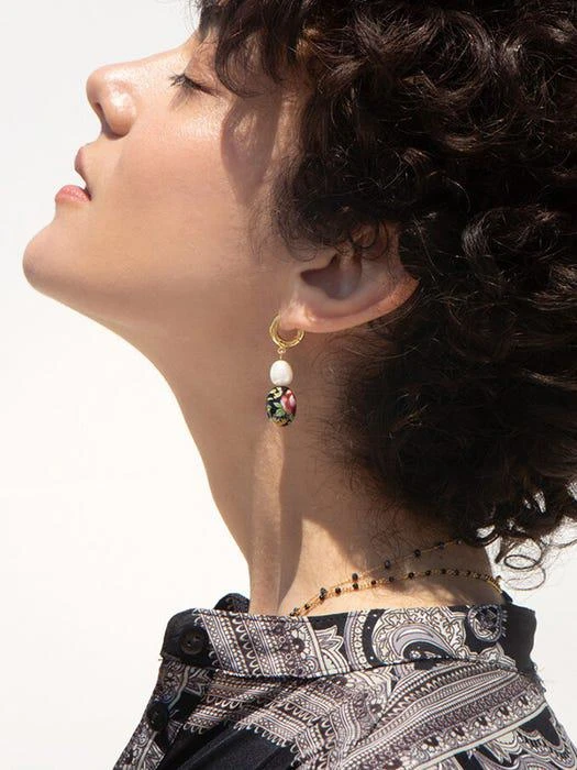 商品FANTASTIC PLANET|Rose Pearl Earrings_3colors,价格¥544,第1张图片