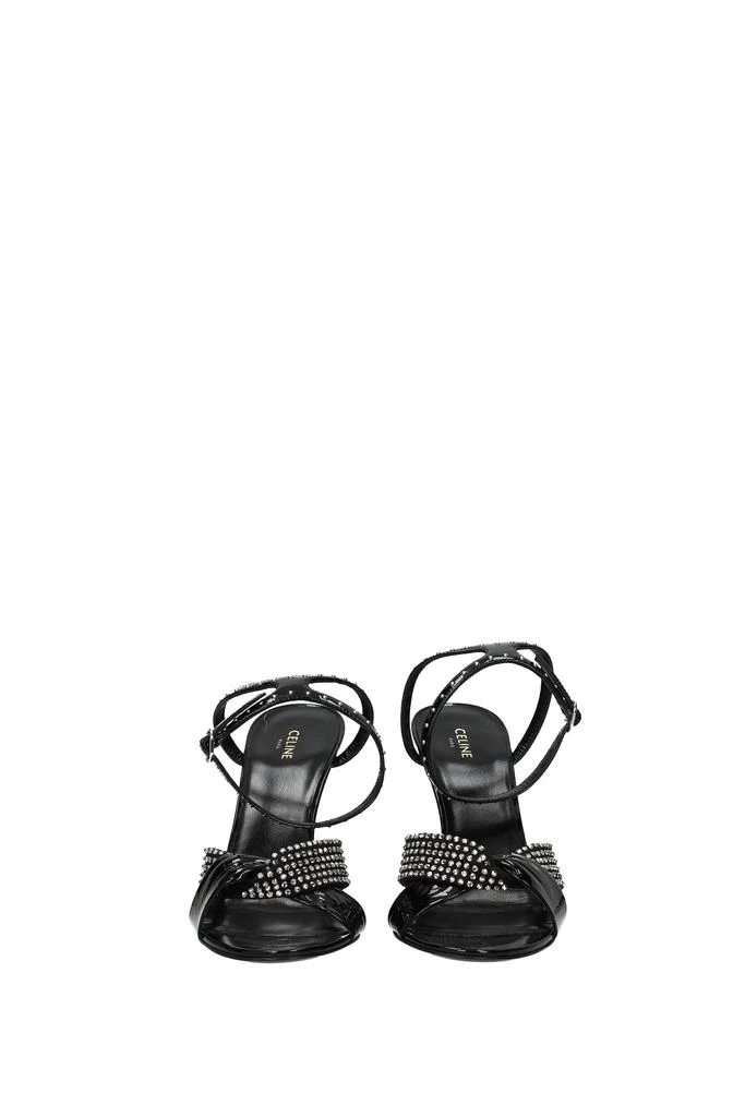 商品Celine|Sandals Patent Leather Black,价格¥2626,第3张图片详细描述