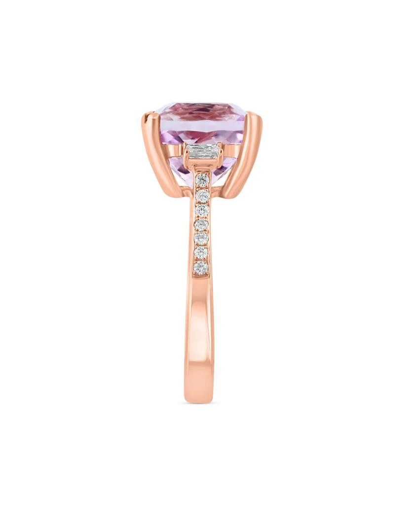 Kunzite & Diamond Ring in 14K Rose Gold 商品