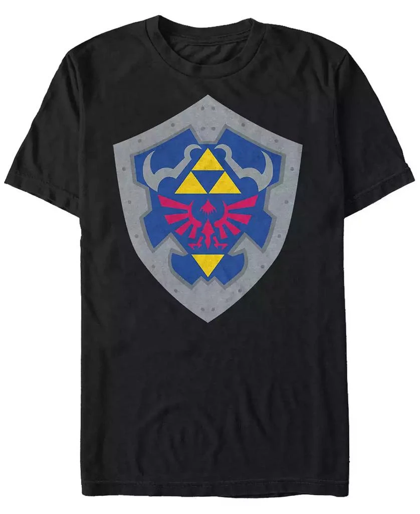 商品Nintendo|Nintendo Men's The Legend of Zelda Simple Shield Short Sleeve T-Shirt,价格¥70,第1张图片