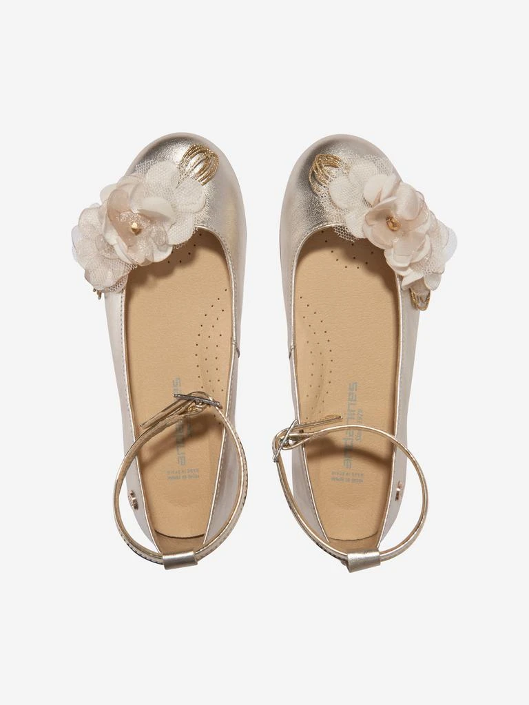商品Andanines|Andanines Girls Leather Pumps With Ankle Strap in Gold,价格¥426,第4张图片详细描述