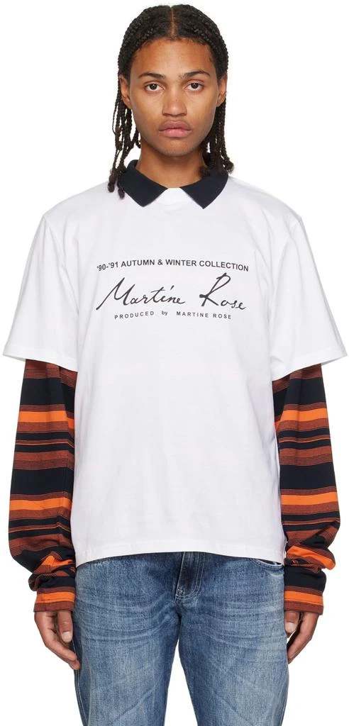 商品Martine Rose|White Classic T-Shirt,价格¥584,第1张图片