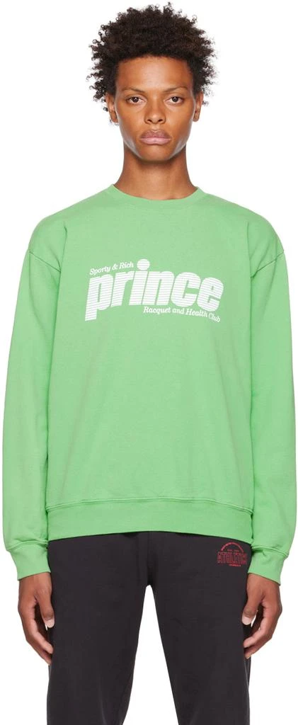 商品Sporty & Rich|Green Prince Edition Sporty Sweatshirt,价格¥459,第1张图片