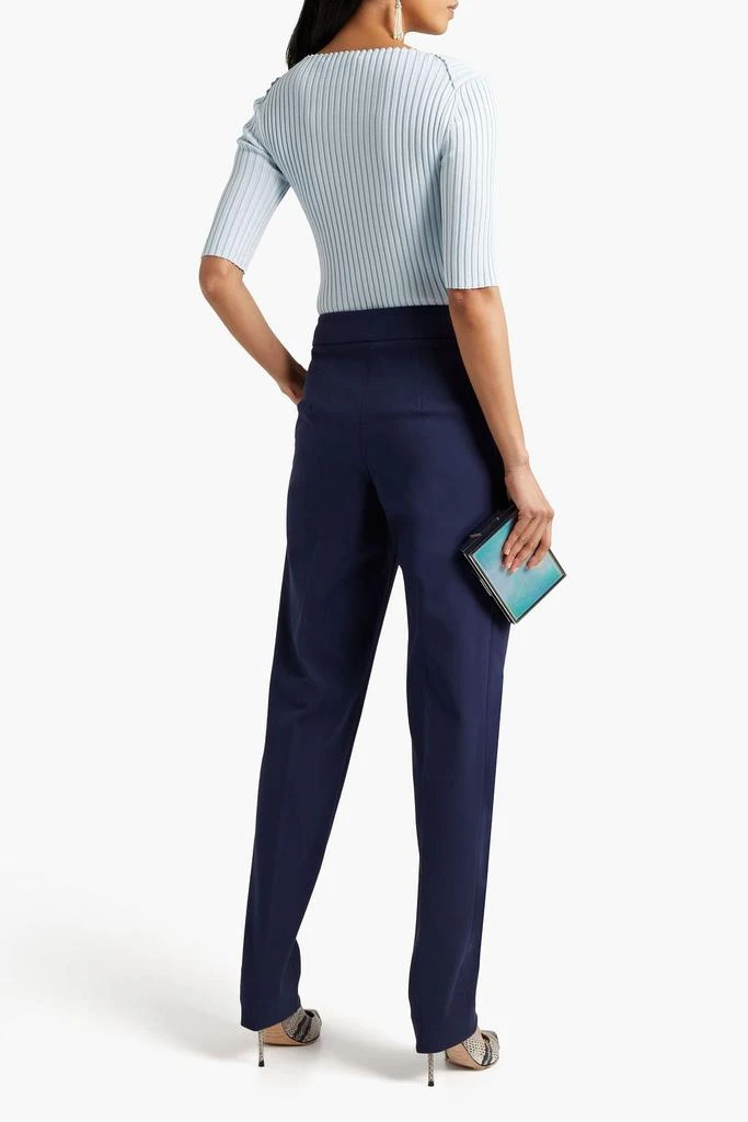 商品Oscar de la Renta|Cotton-blend twill tapered pants,价格¥3283,第1张图片