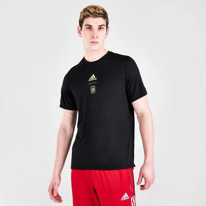 商品Adidas|Men's adidas Los Angeles FC Club Short-Sleeve T-Shirt,价格¥151,第3张图片详细描述