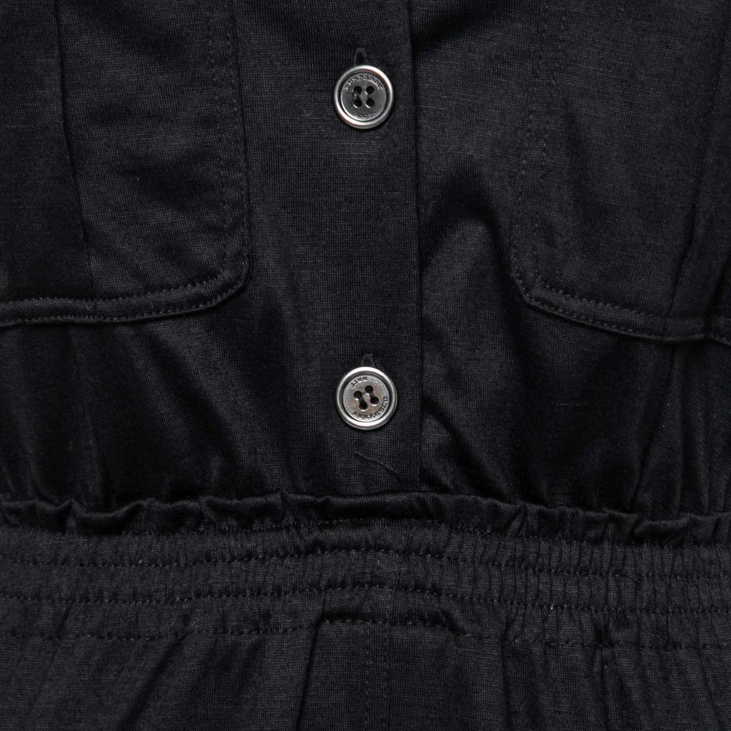 商品[二手商品] Burberry|Burberry Brit Black Cotton Button Front Zip Embellished Midi Dress S,价格¥1007,第3张图片详细描述