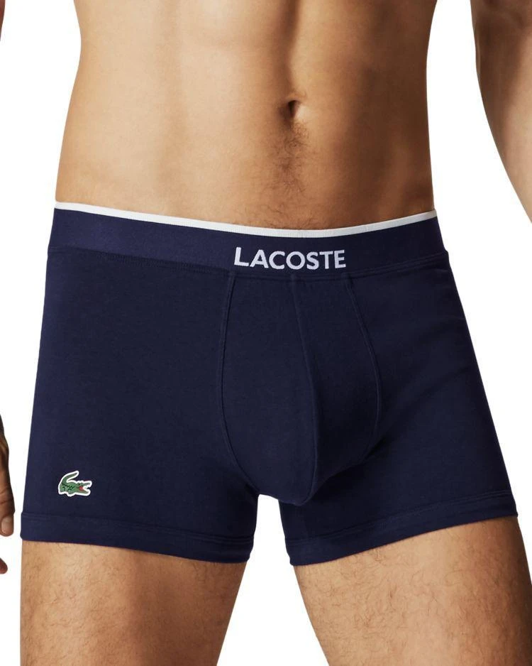 商品Lacoste|Stretch Cotton Trunks - Pack of 3,价格¥191,第3张图片详细描述