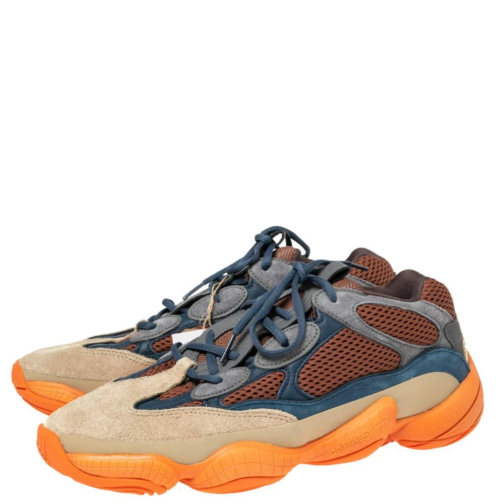 商品YEEZY|Yeezy x Adidas Multicolor Mesh And Suede 500 Enflame Sneakers Size 45 1/3,价格¥2220,第4张图片详细描述