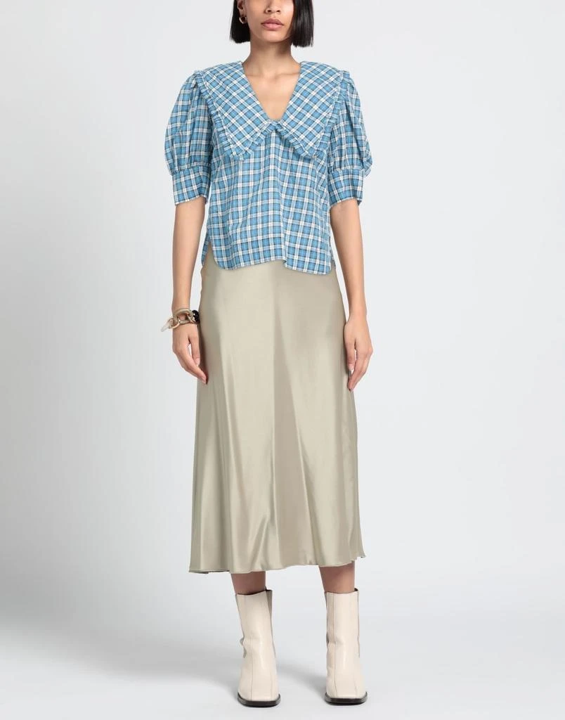 商品Ganni|女式 格子衬衫 蔚蓝色,价格¥671,第2张图片详细描述