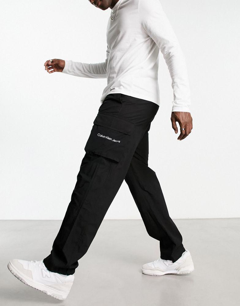 商品Calvin Klein|Calvin Klein lounge jogger in black with logo waistband,价格¥571,第1张图片