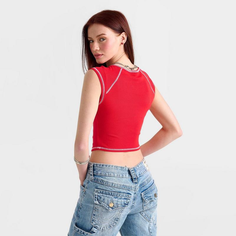 True Religion Women's True Religion Buddha World Tour Rib