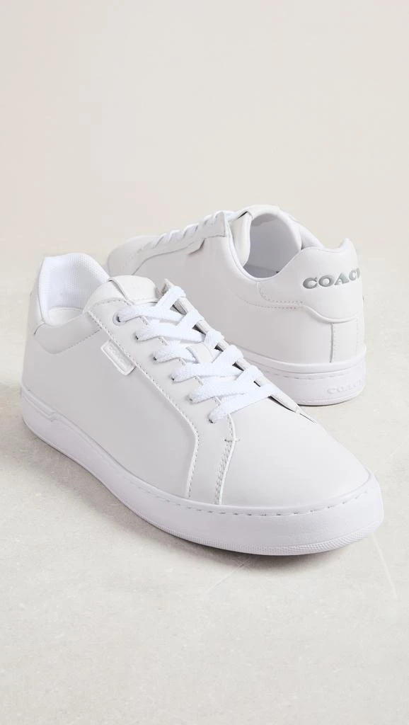 商品Coach|Coach New York Lowline Leather Low Top,价格¥873,第3张图片详细描述