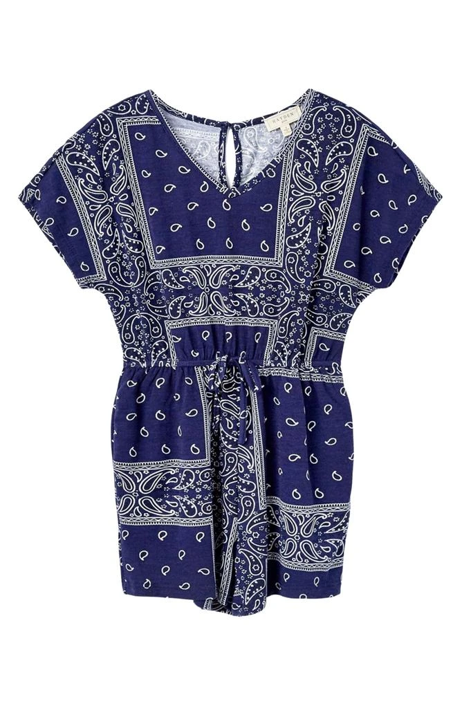 商品Hayden Girls|Kids' Bandanna Print Short Sleeve Romper,价格¥75,第1张图片