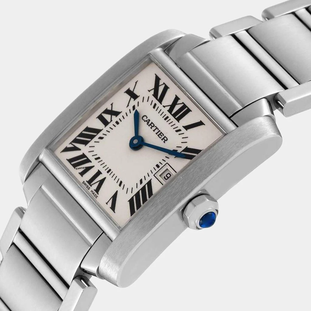 商品[二手商品] Cartier|Cartier Tank Francaise Midsize Silver Dial Steel Ladies Watch W51011Q3,价格¥33263,第2张图片详细描述