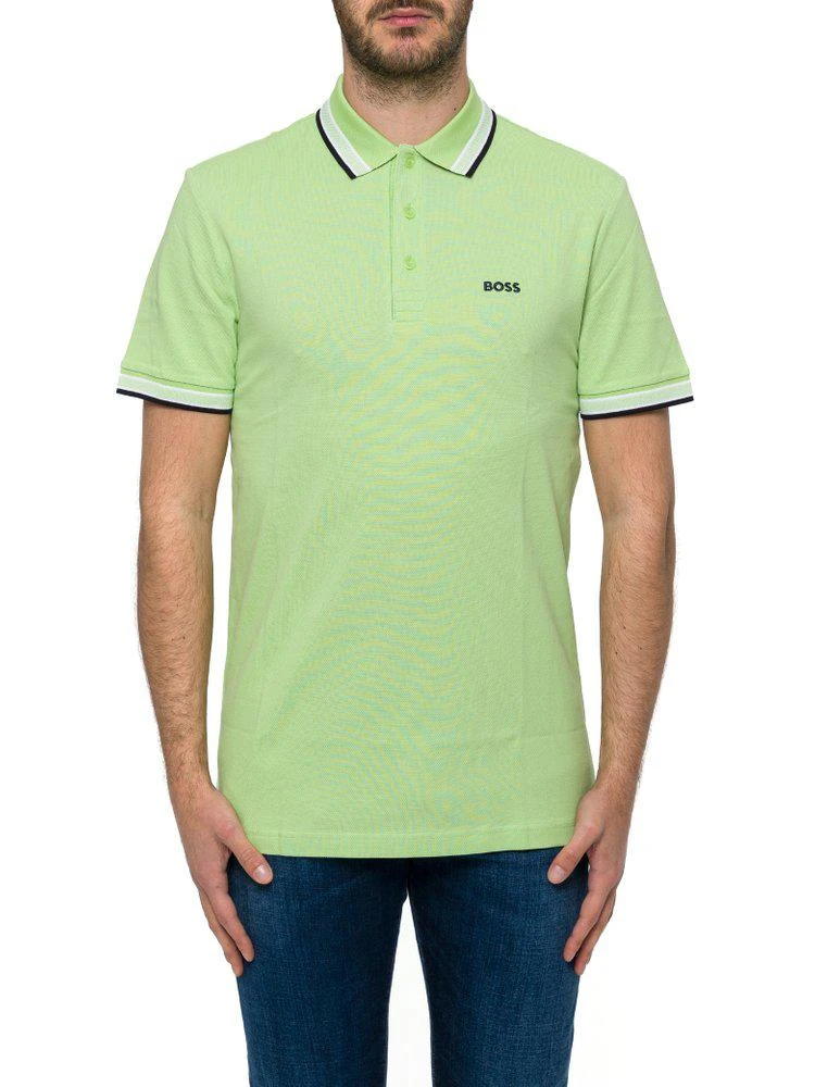 商品Hugo Boss|Boss Hugo Boss Logo Embroidered Short-Sleeved Polo Shirt,价格¥607,第1张图片