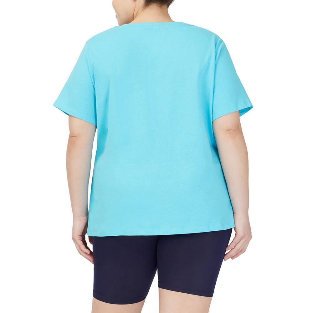 商品Fila|Plus Size Cotton Time Honored T-Shirt,价格¥103,第4张图片详细描述