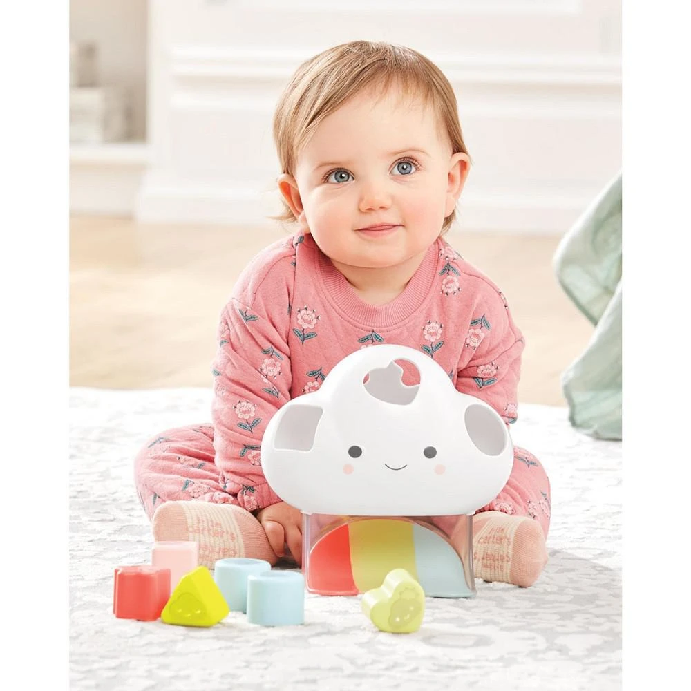 Silver-Tone Lining Cloud Feelings Shape Sorter Baby Toy 商品