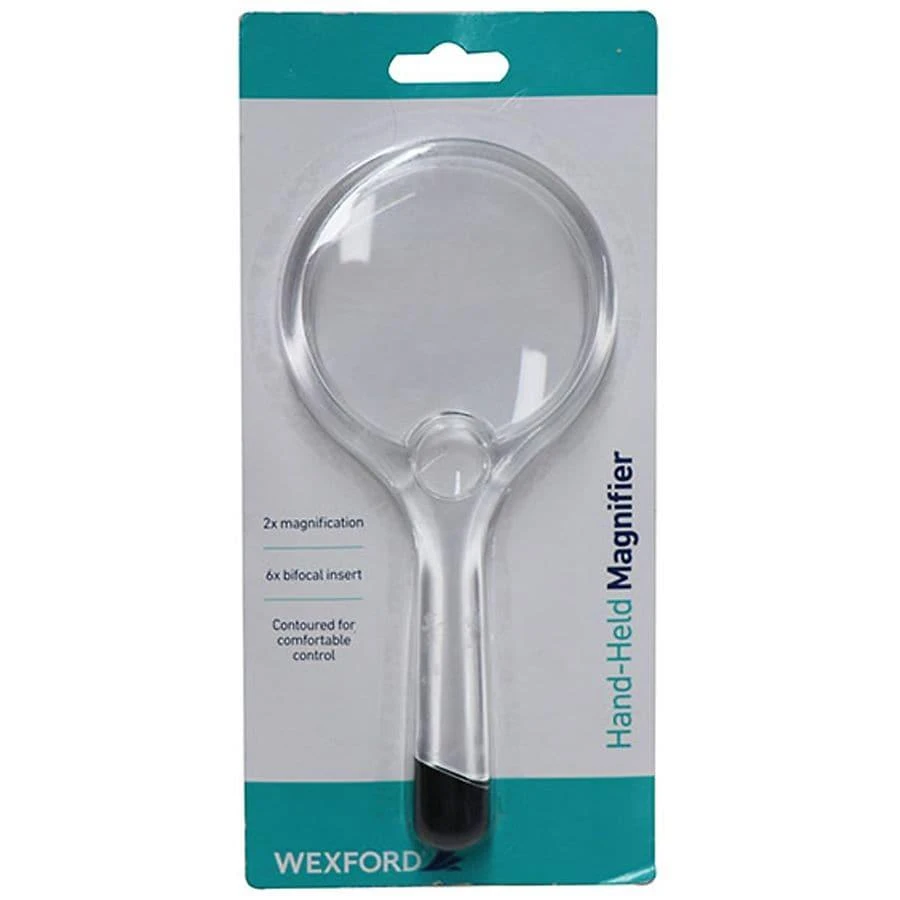 商品Wexford|Hand Held Magnifier 7.6 x 3.6 x 0.5 inch,价格¥46,第1张图片