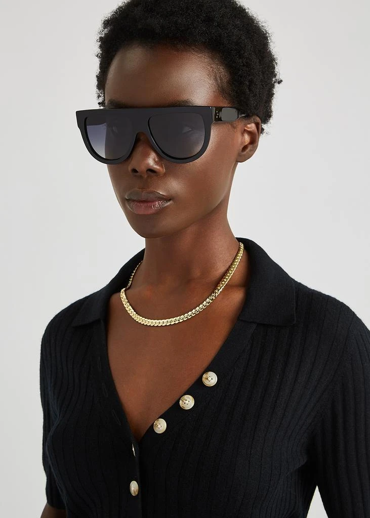 商品Celine|Black D-frame sunglasses,价格¥3391,第4张图片详细描述