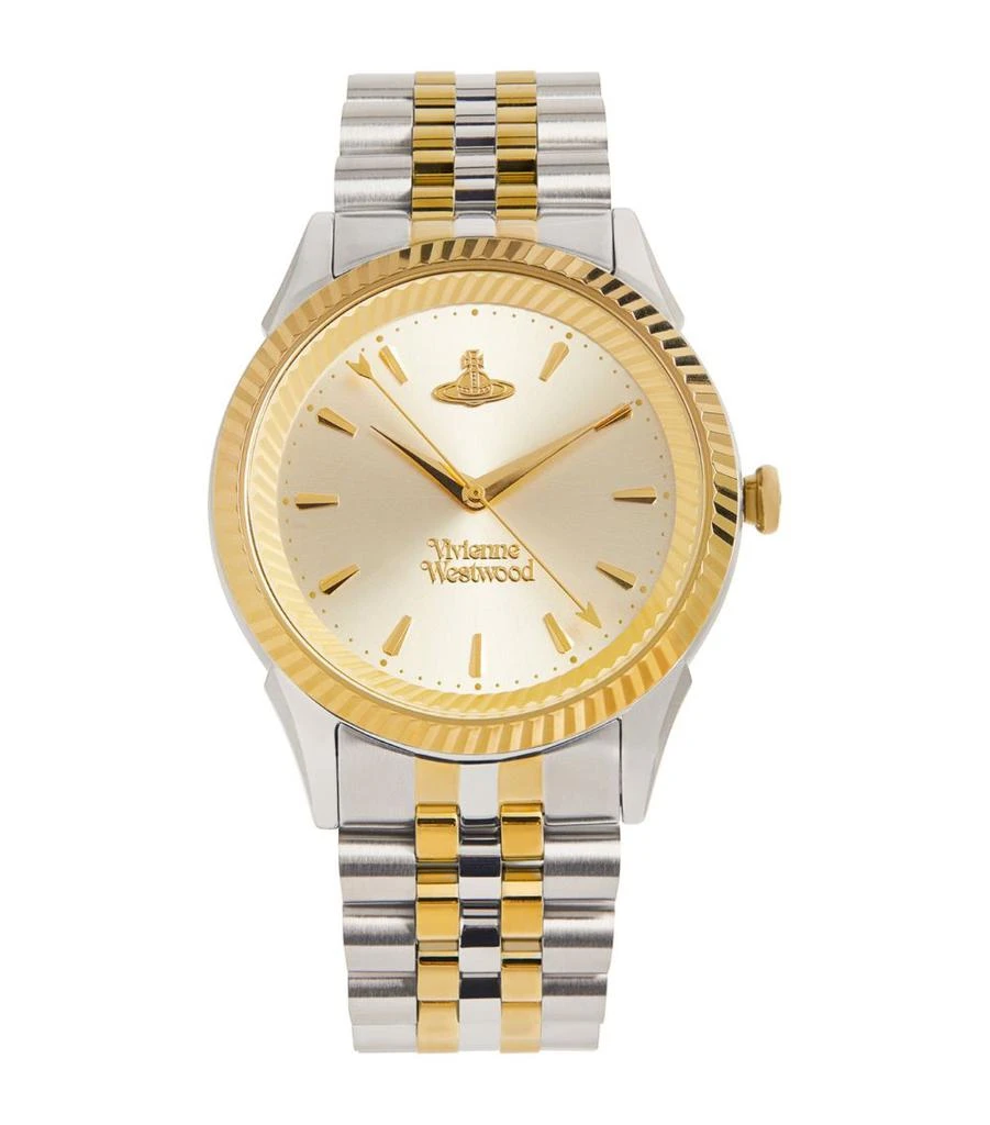商品Vivienne Westwood|Stainless Steel Seymour Quartz Watch (38mm),价格¥2772,第1张图片