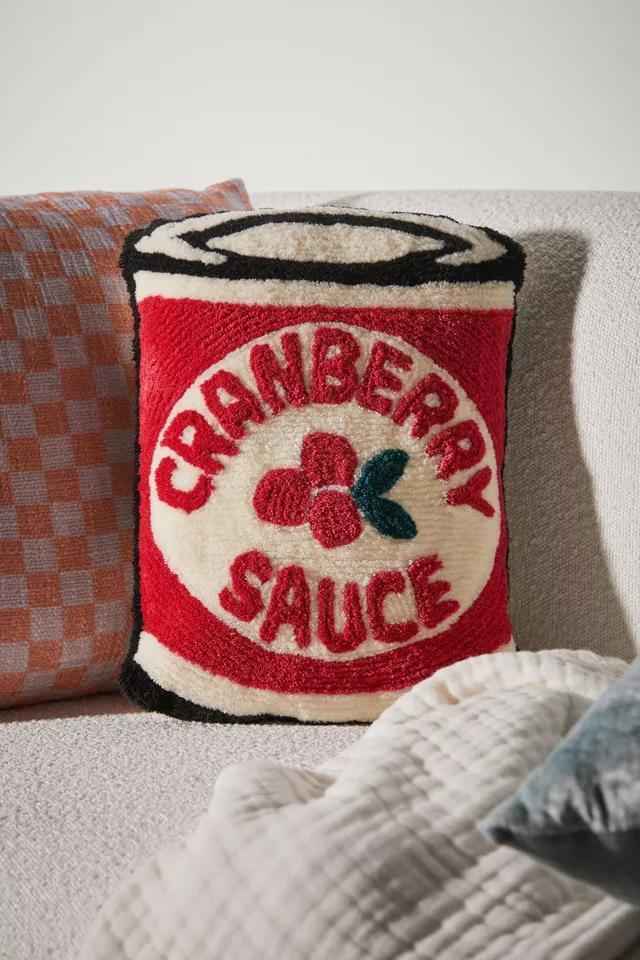 Cranberry Sauce Throw Pillow商品第1张图片规格展示