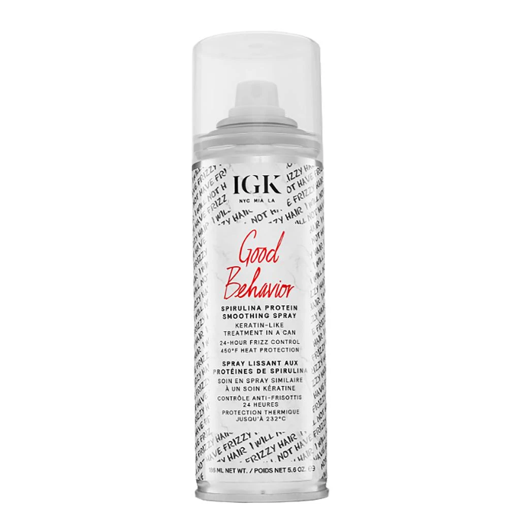 商品IGK Hair|Good Behavior Spirulina Protein Smoothing Spray,价格¥127,第1张图片