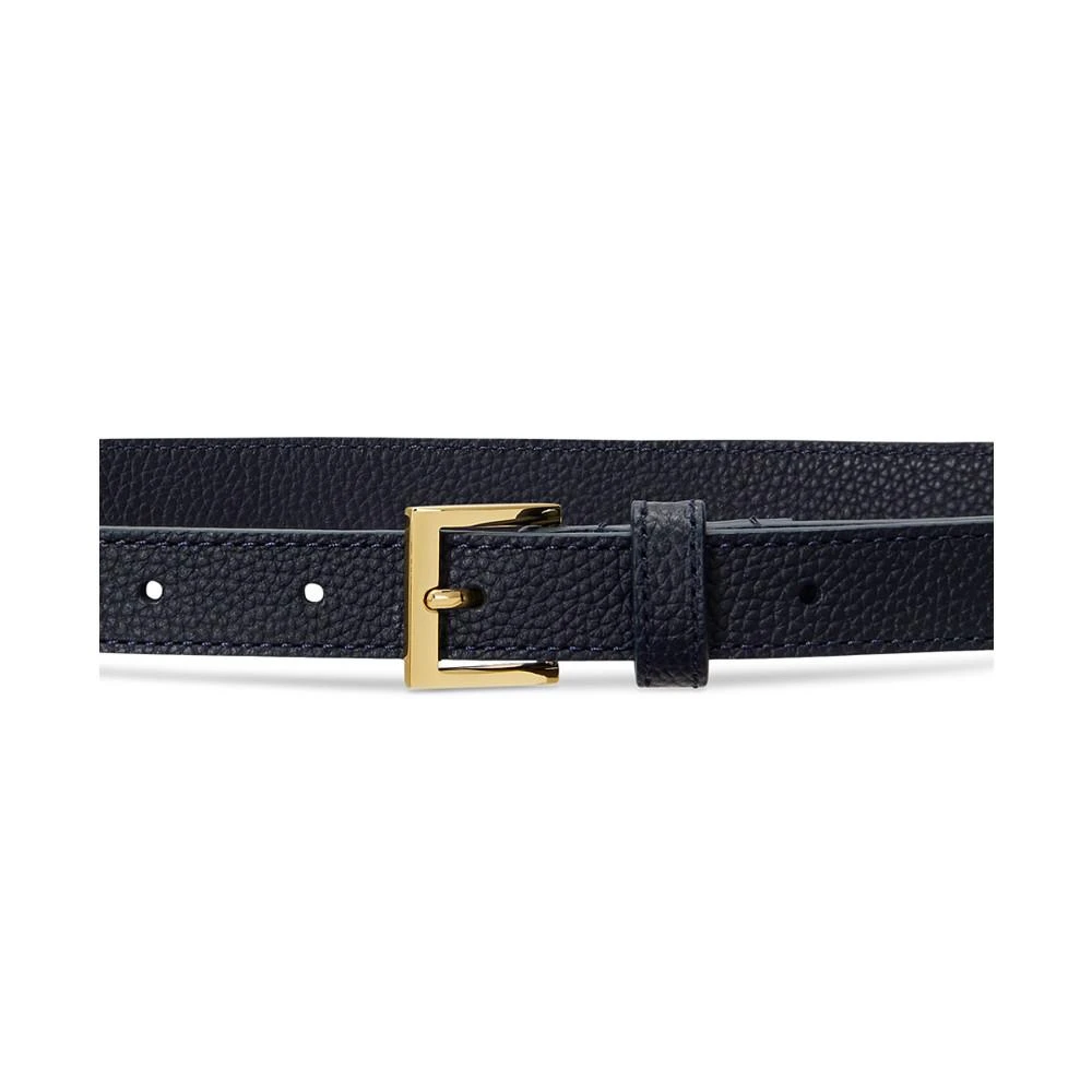 商品Ralph Lauren|Women's Pebbled Leather Skinny Belt,价格¥488,第3张图片详细描述