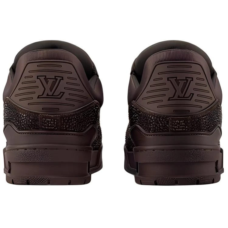 商品[国内直发] Louis Vuitton|Trainer 施华洛世奇水晶 系带圆头 低帮 板鞋 男款 棕色,价格¥43847,第5张图片详细描述