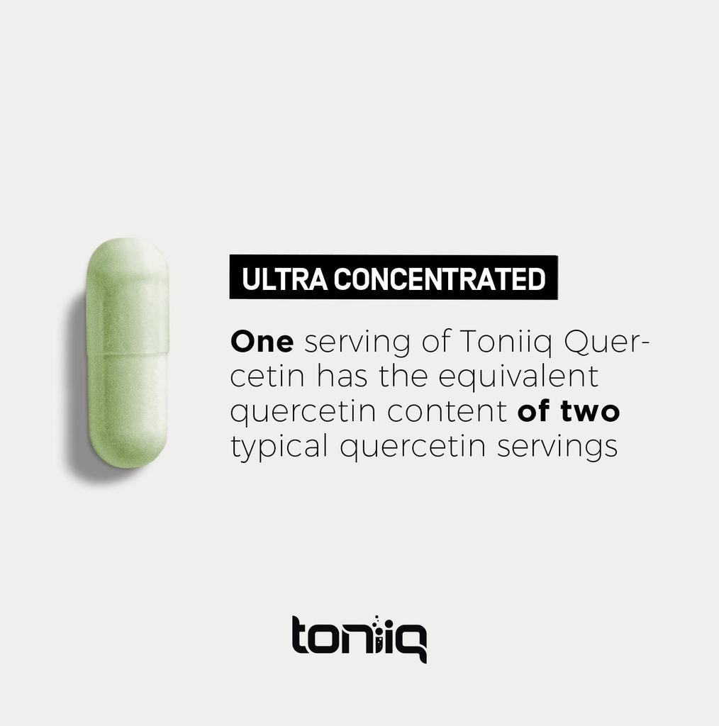 商品Toniiq|Ultra High Purity Quercetin Capsules - 95%+ Highly Purified and Highly Bioavailable - 1000mg Per Serving - 120 Capsules Quercetin Supplement,价格¥187-¥299,第7张图片详细描述