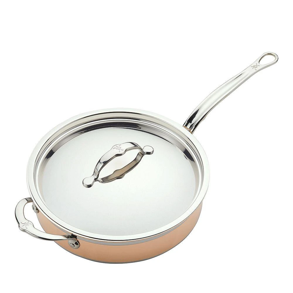 CopperBond® 3.5-Quart Induction Copper Sauté Pan with Lid 商品