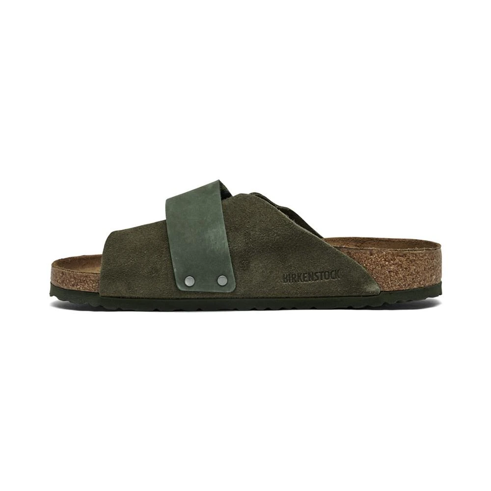 商品Birkenstock|Men's Kyoto Suede Leather Strappy Slide Sandals from Finish Line,价格¥635,第3张图片详细描述