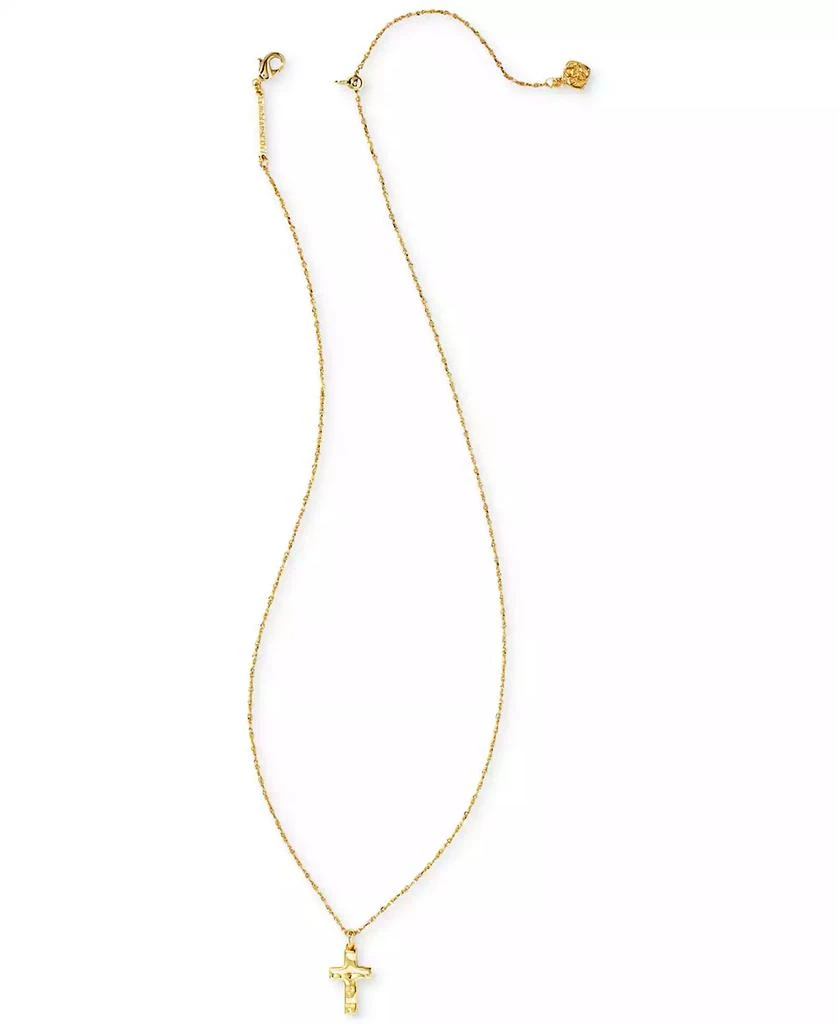 商品Kendra Scott|Amelia Gold-Tone Crystal Cross Necklace Gift Set,价格¥816,第4张图片详细描述