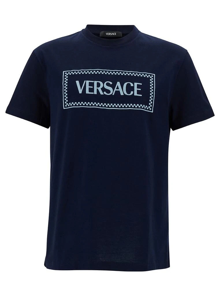 商品Versace|Versace Logo Printed Crewneck T-Shirt,价格¥2464,第1张图片