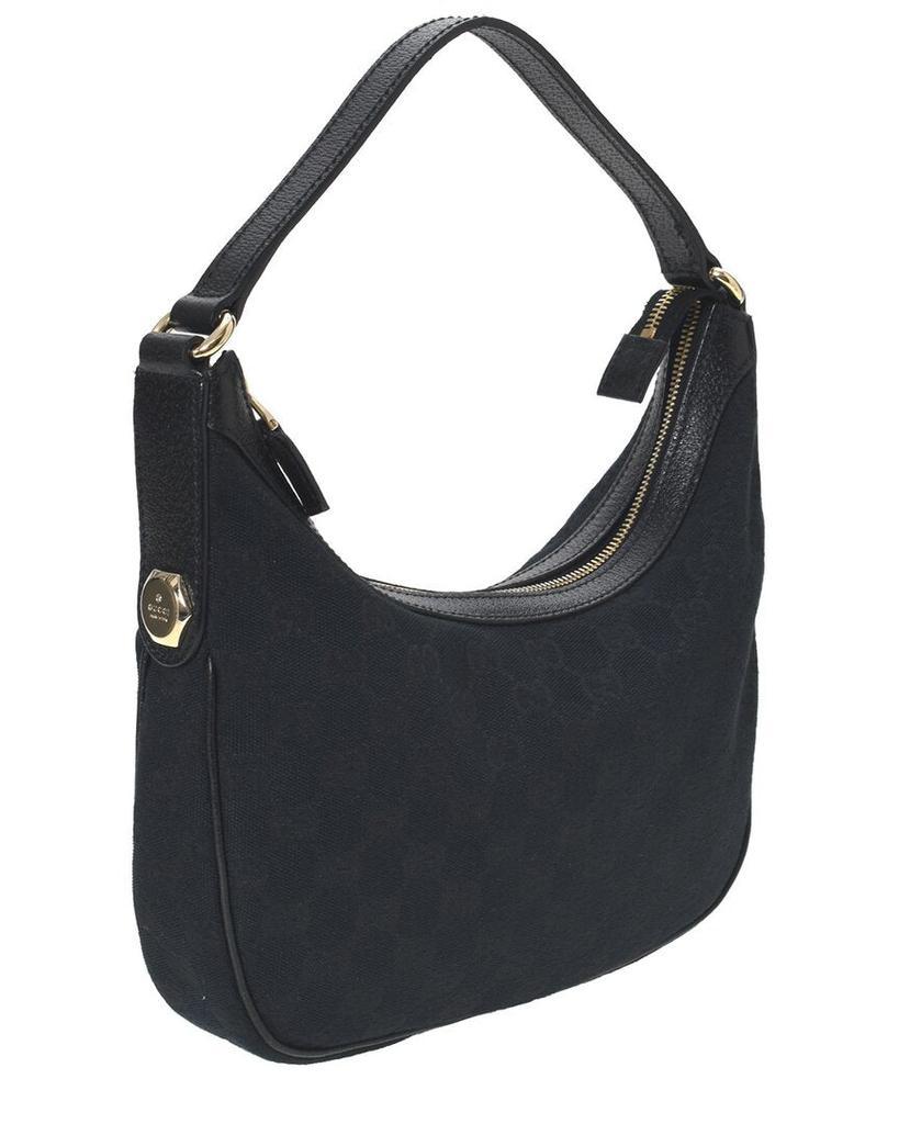 商品[二手商品] Gucci|Gucci Black GG Canvas Charmy Hobo Bag (Authentic Pre-Owned),价格¥4478,第4张图片详细描述