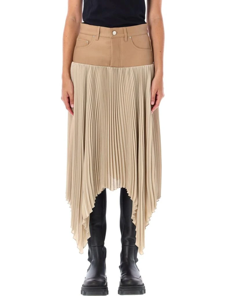 商品AMIRI|Amiri Hybrid Pleated Skirt,价格¥7721,第1张图片