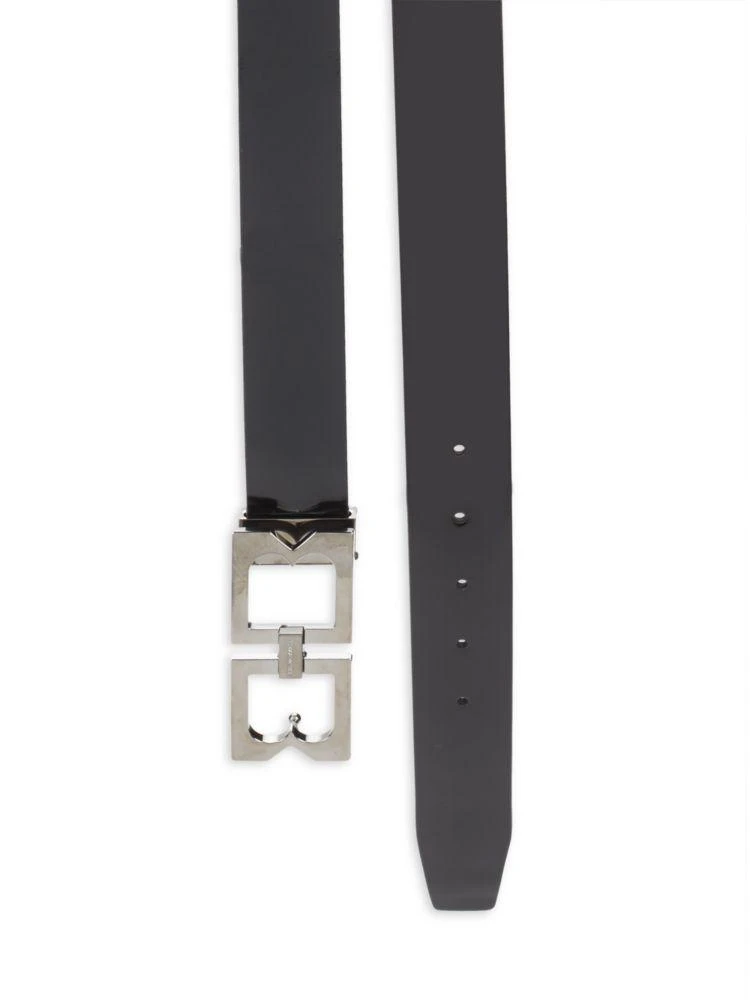 商品Bruno Magli|Double-Buckle Patent Leather Belt,价格¥639,第2张图片详细描述