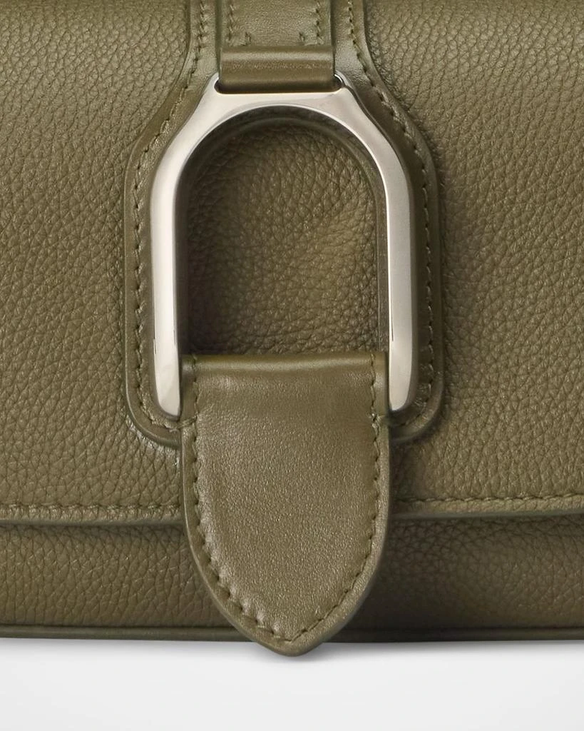 商品Ralph Lauren|Welington Mini Flap Leather Wallet on Chain,价格¥14834,第5张图片详细描述