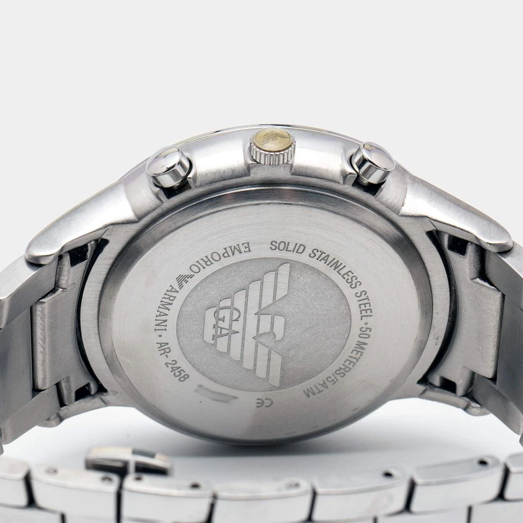 商品[二手商品] Emporio Armani|Emporio Armani Cream Stainless Steel Sportivo AR2458 Men's Wristwatch 43 mm,价格¥1117,第4张图片详细描述