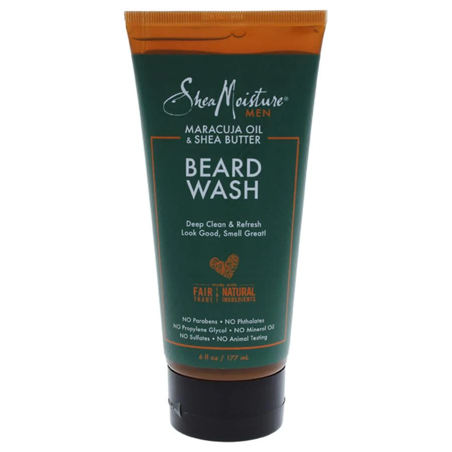 商品Shea Moisture|Maracuja Oil & Shea Butter Beard Wash Deep Clean & Refresh by Shea Moisture for Men - 6 oz Cleanser,价格¥111,第1张图片