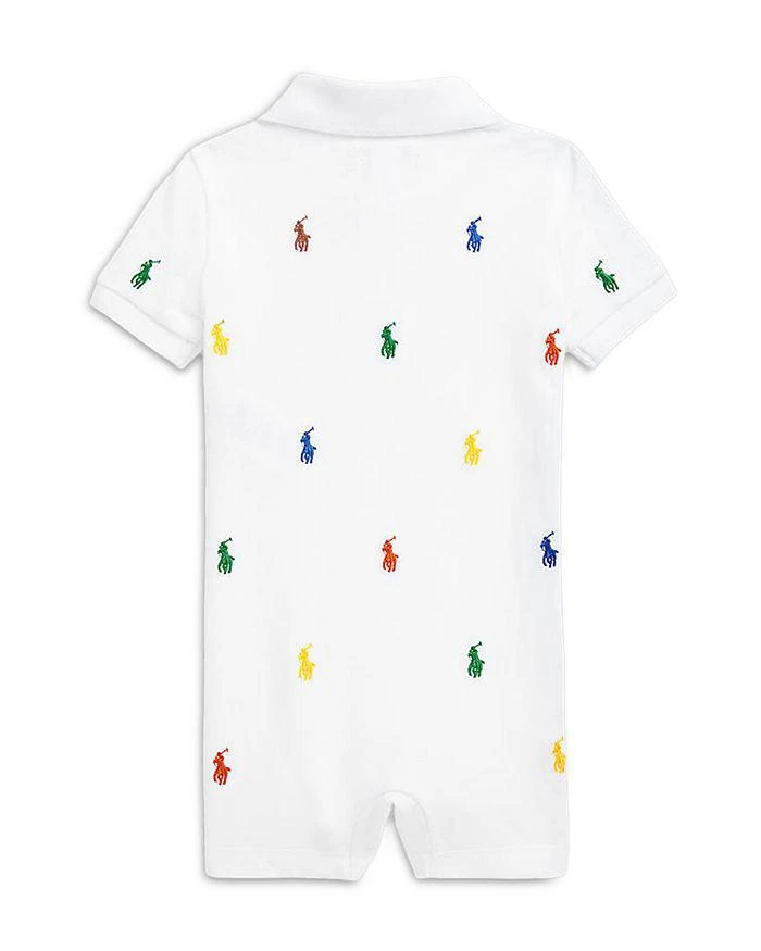 商品Ralph Lauren|Boys' Polo Pony Cotton Mesh Polo Shortall - Baby,价格¥236,第2张图片详细描述