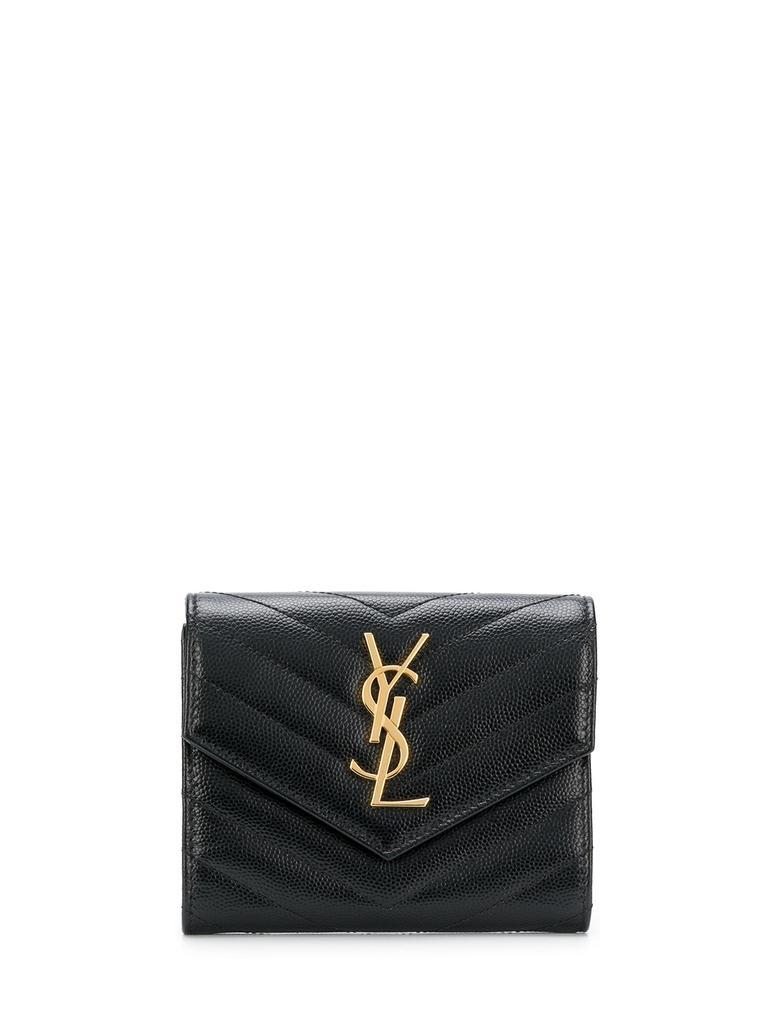 商品Yves Saint Laurent|Monogram black wallet,价格¥2775,第1张图片