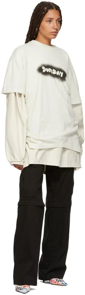 商品Vetements|White 'Sunday' Weekday T-Shirt,价格¥702,第5张图片详细描述